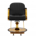 Hairdressing Chair GABBIANO ACRI GOLD black